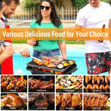 Load image into Gallery viewer, Heavy Duty Cast Iron Tabletop BBQ Grill Stove for Camping Picnic