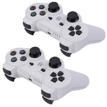 Load image into Gallery viewer, Lot 2 Wireless Controller for Sony PS3 Black White Play Station 3 New -White