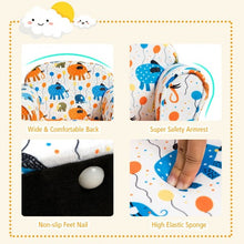 Load image into Gallery viewer, Kids Elephant Upholstered Sofa with Armrest