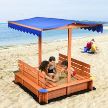 Load image into Gallery viewer, Kids Outdoor Playset Cedar Sandbox