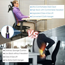 Load image into Gallery viewer, Height Adjustable Ergonomic High Back Mesh Office Chair with Hange-Black