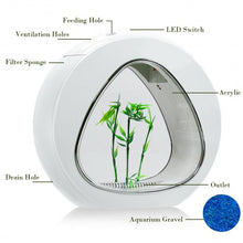 Load image into Gallery viewer, 1Gallon Fish Aquarium Tank with Filter Air Pump-White