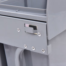 Load image into Gallery viewer, 8 gal 3 Compartment Pull Out Recycling Waste Bin