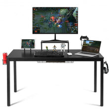 Load image into Gallery viewer, 55" Ergonomic Gaming Desk w/ Monitor Shelf