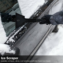 Load image into Gallery viewer, 3-in-1 Snow Shovel with Ice Scraper and Snow Brush