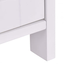 Load image into Gallery viewer, White Storage Cabinet Bathroom Organizer