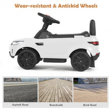 Load image into Gallery viewer, 2-in-1 6V Land Rover Licensed Kids Ride On Car-White