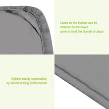 Load image into Gallery viewer, 100% Cotton Weighted Blanket with Glass Beads-12 lbs