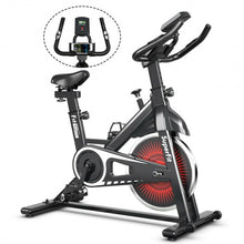 Load image into Gallery viewer, Indoor Silent Belt Drive Adjustable Resistance Cycling Stationary Bike