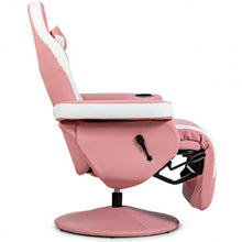 Load image into Gallery viewer, Ergonomic High Back Massage Gaming Chair with Pillow-Pink