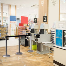 Load image into Gallery viewer, 6Pcs Crowd Control Barrier Retractable Queue Pole