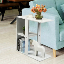 Load image into Gallery viewer, 3-tier Side Table with Storage Shelf