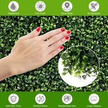 Load image into Gallery viewer, 12 Pcs 20" x 20" Artificial Plant Wall Panel Hedge Privacy Fence