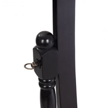 Load image into Gallery viewer, Swivel Full Length Ovel Mirror Free Standing Dressing-Black