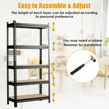 Load image into Gallery viewer, 5-Tier Steel Shelving Unit Storage Shelves Heavy Duty Storage Rack