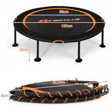 Load image into Gallery viewer, 47" Folding Trampoline Fitness Exercise Rebound with Safety Pad Kids and Adults-Orange