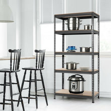 Load image into Gallery viewer, 5-Tier Steel Shelving Unit Storage Shelves Heavy Duty Storage Rack-Gray