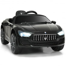 Load image into Gallery viewer, 12 V Remote Control Maserati Licensed Kids Ride on Car-Black