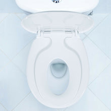 Load image into Gallery viewer, Toddlers & Adult Round Toilet Seat with Built-in Potty