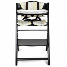 Load image into Gallery viewer, Adjustable Height Wooden Baby High Chair with Removeable Tray