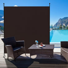 Load image into Gallery viewer, Single Panel Room Divider Privacy Partition Screen for Office Home-Coffee