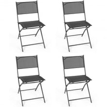 Load image into Gallery viewer, Set of 4 Outdoor Camping Deck Garden Folding Chairs