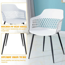 Load image into Gallery viewer, Set of 2 Modern Hollow Back Dining Chair