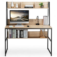 Load image into Gallery viewer, 47" Computer Desk Writing Study Table Workstation-Natural
