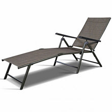 Load image into Gallery viewer, 2 Pcs Patio Furniture Adjustable Pool Chaise Lounge Chair Outdoor Recliner