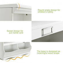 Load image into Gallery viewer, Kids Storage Unit Baby Toy Organizer Children Bookshelf Bookcase-White