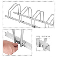 Load image into Gallery viewer, 4 Bike Parking Garage Rack Storage Stand-Silver