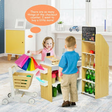 Load image into Gallery viewer, Grocery Store Playset Pretend Play Supermarket Shopping Set