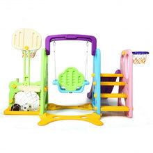 Load image into Gallery viewer, 6 in 1 Climber Swing Basketball Hoop Football Gate