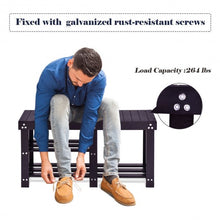 Load image into Gallery viewer, Solid Wooden Shoe Bench Storage Racks