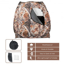 Load image into Gallery viewer, Portable Waterproof Hunting Tent w/ Mesh Windows