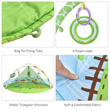 Load image into Gallery viewer, Baby Activity Educational Gym Play Mat with Hanging Toys