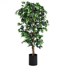 Load image into Gallery viewer, 6 Ft Artificial Ficus Silk Tree