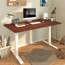 Load image into Gallery viewer, 55" One-Piece Universal Tabletop for Standard and Sit to Stand Desk Frame-Espresso