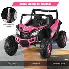 Load image into Gallery viewer, 12 V Electric Kids Ride-On Car 2-Seater SUV Off-Road UTV with Remote-Pink