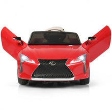 Load image into Gallery viewer, Kids Ride Lexus LC500 Licensed Remote Control Electric Vehicle-Red