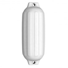 Load image into Gallery viewer, 4 Ribbed Marine 8.5" x 27" Boat Fender Vinyl Bumper-White