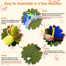 Load image into Gallery viewer, Inflatable Bounce Castle with Dual Slides and Climbing Wall without Blower