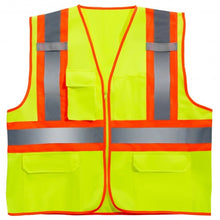 Load image into Gallery viewer, High Visibility Safety Vest w/ Pockets