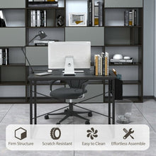 Load image into Gallery viewer, Modern Computer Desk Study Writing Table with Storage Bag for Home and Office-M