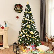 Load image into Gallery viewer, 8 Ft Green PVC Artificial Christmas Tree