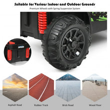 Load image into Gallery viewer, 12V Kids RC Electric Ride On Off-Road UTV Truck with MP3 and Light-Green