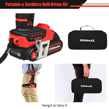Load image into Gallery viewer, 20V Cordless Brushless Hammer Drill Kit
