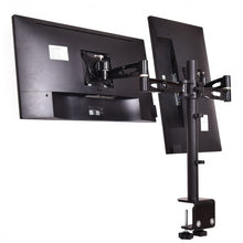 Load image into Gallery viewer, Adjustable Monitor Mount for Dual LCD Flat Screen Monitor