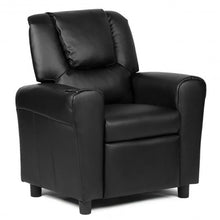 Load image into Gallery viewer, Kids Recliner Armchair Sofa-Black
