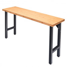 Load image into Gallery viewer, 65" Bamboo Modular Workbench Table